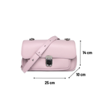 GEANTA DIN PIELE NATURALA MELIÁ PINK